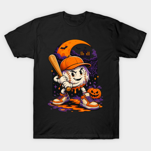 Halloween Baseball Slugger T-Shirt
