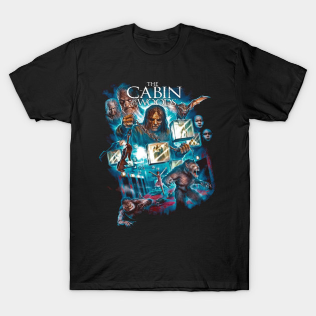 The Cabin in the Woods Hallloween graphic design T-Shirt