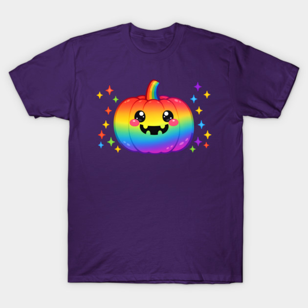 Rainbow Cutie Pumpkin T-Shirt