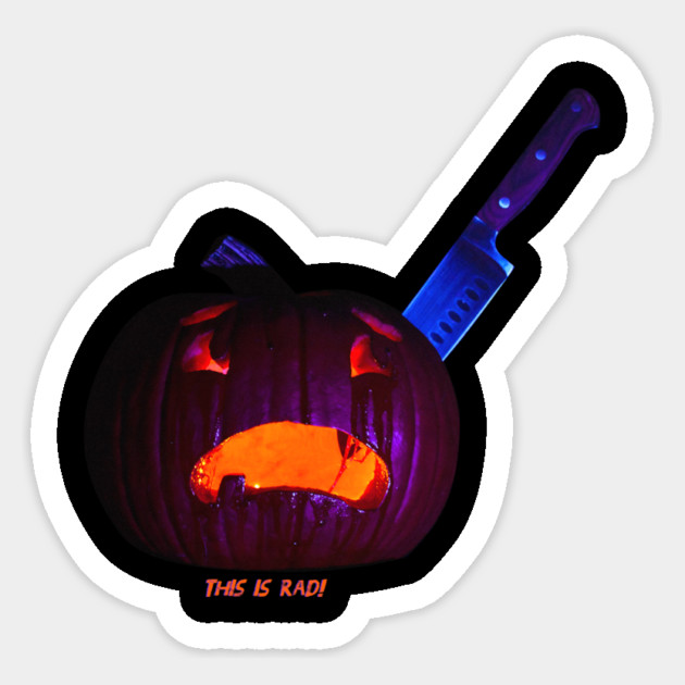 Radtober lil' Pumpkin Sticker