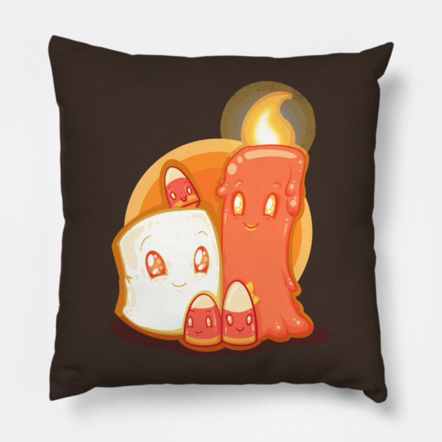 How Candy Corn Is Made Pillow