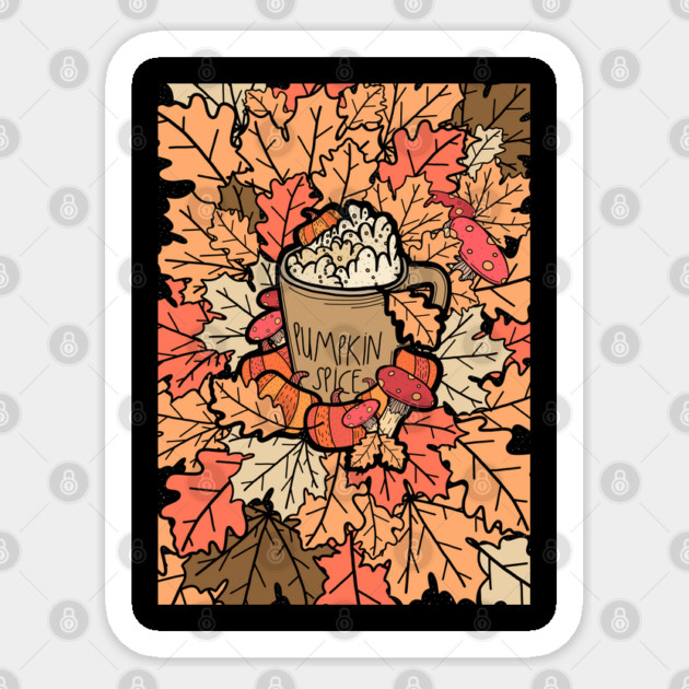 Pumpkin spice latte Sticker