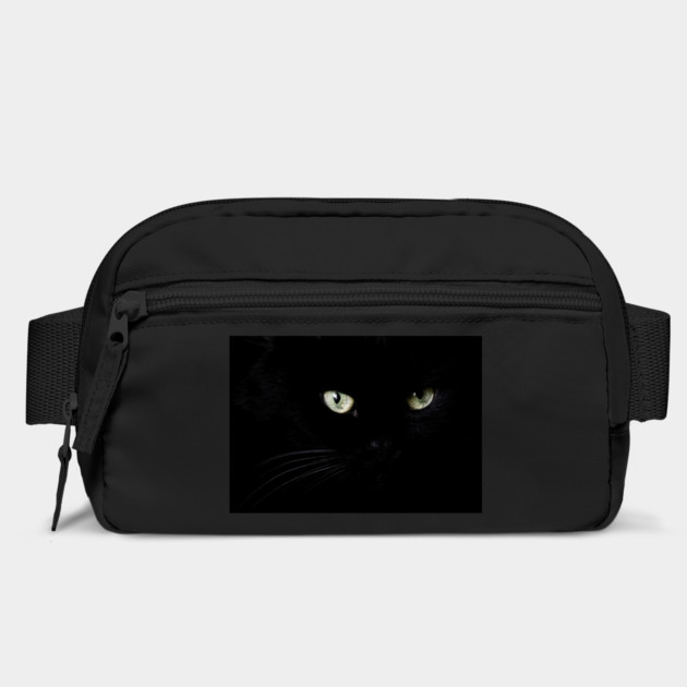 Black cat face and eyes Bag