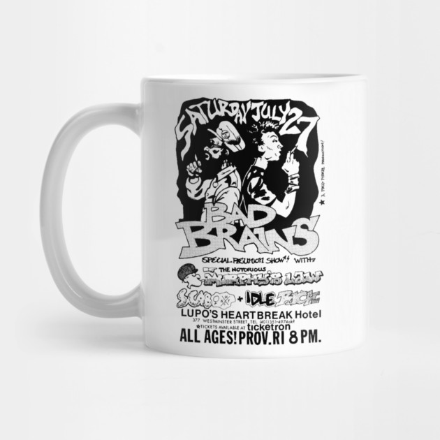 Bad Brains / Murphy's Law Punk Flyer Mug