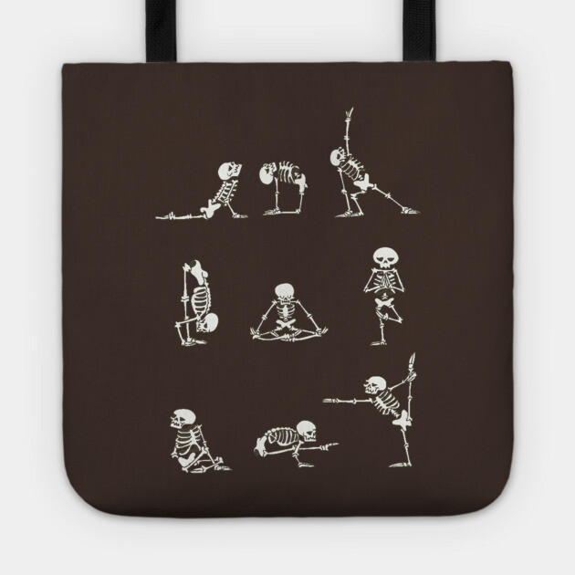 Skeleton Yoga Tote