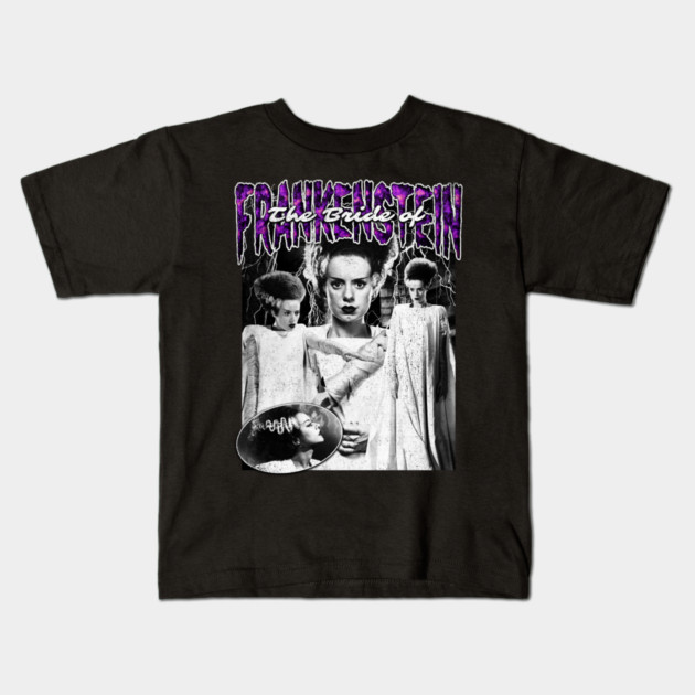 Vintage Bride of Frankenstein Kids T-Shirt