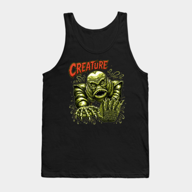 Swamp Monster Creature Reaching Tank Top