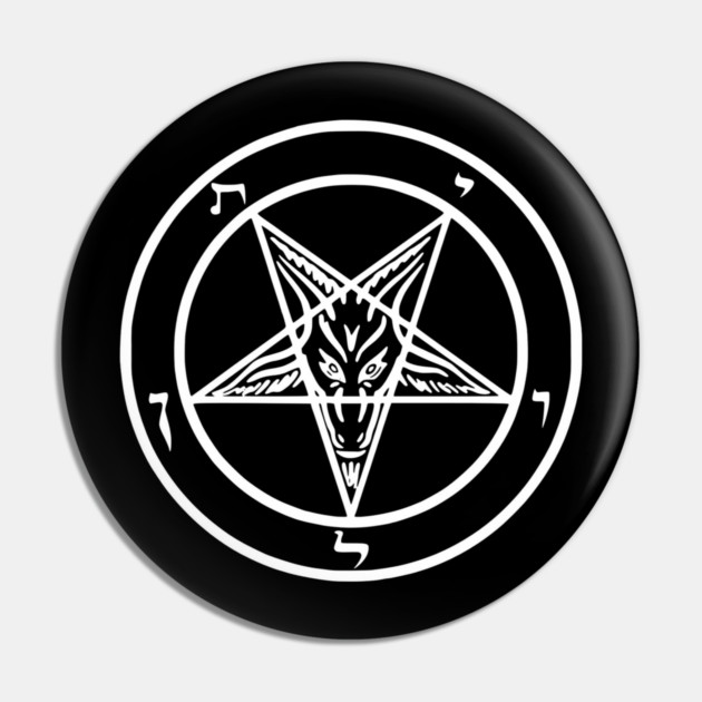 Sigil of Baphomet - Satanic Pentagram Pin