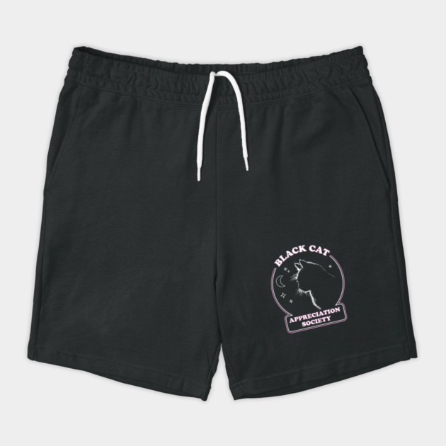 Black Cat Appreciation Society - Retro Witch Halloween Costume Shorts