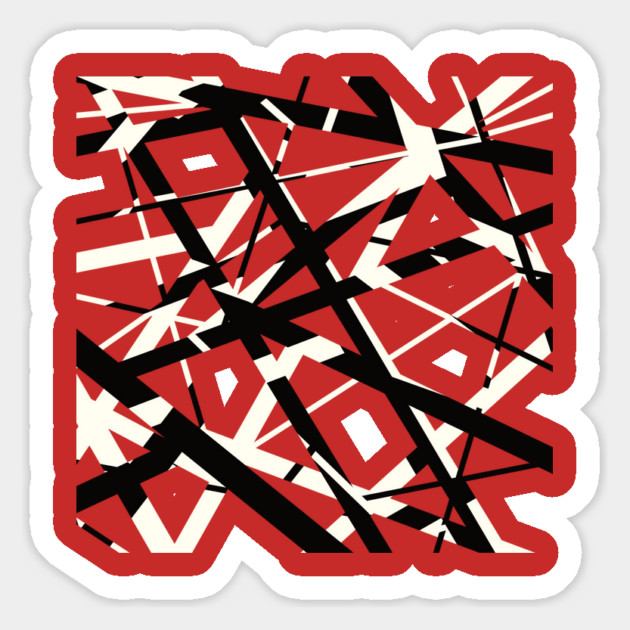 Frankenstrat Guitar Pattern Magnet