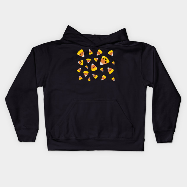 Cute Face Candy Corn Kids Hoodie