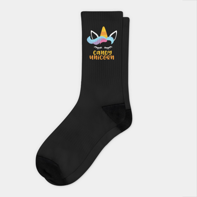 Candy Unicorn Halloween Socks