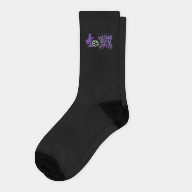 Penny Dreadful's Wicked Scary Movies - Logo 1 - by Eric Marshall Socks