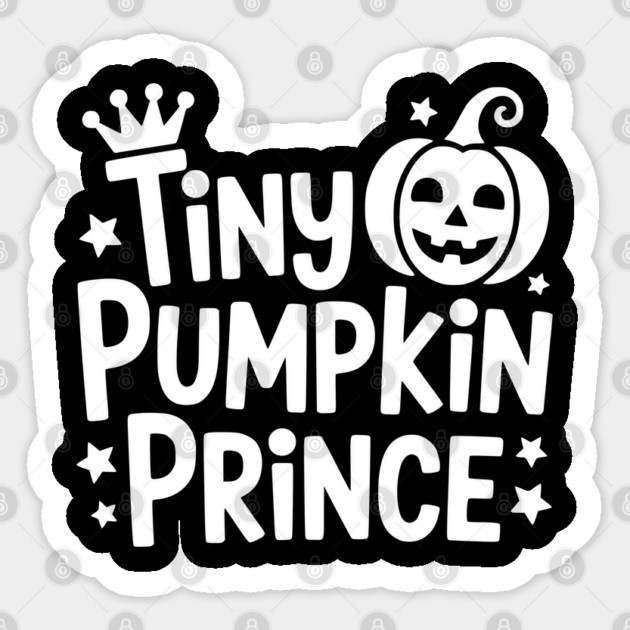 Tiny Pumpkin Prince Sticker