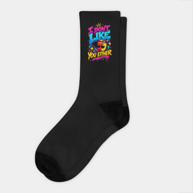 Candy-Corn-I-don't-like-you-either Socks