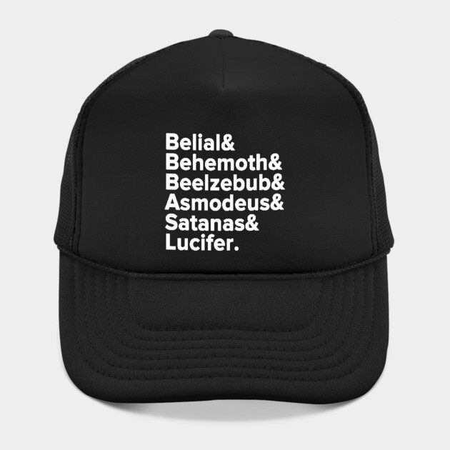 Ghost - Belial Behemoth Beelzebub Asmodeus Satanas Lucifer, Hat