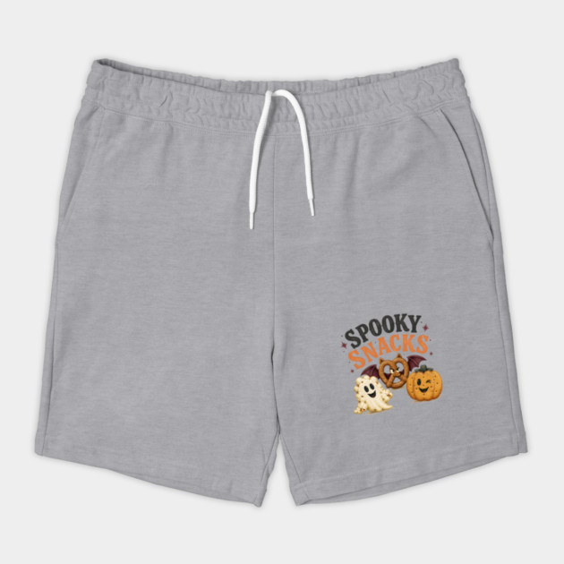 Spooky Snacks Halloween Ghost Treats Food Shorts