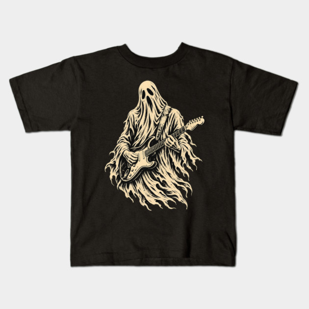 Halloween Ghost Guitar Kids T-Shirt