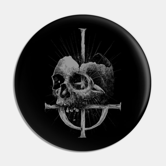 Ghost Band Merch Skull Logo Illustration Pin