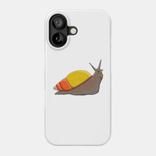 Candy Corn gaint african land snail Phone Case