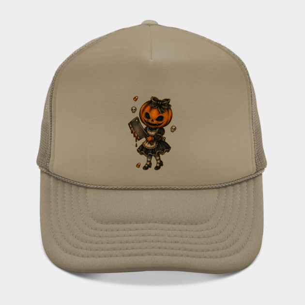 Killer Pumpkin Doll Halloween Design Hat