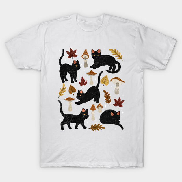 Autumn Cat Magic T-Shirt