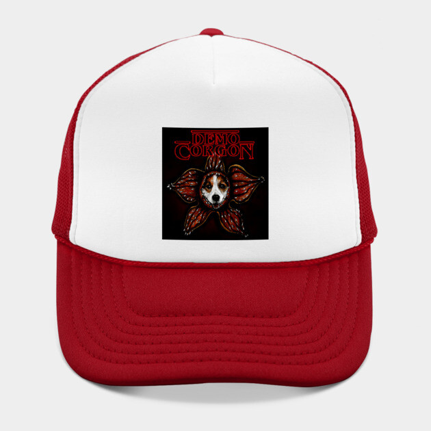 Demogorgon Corgi Pun Dog Stranger Things Hat