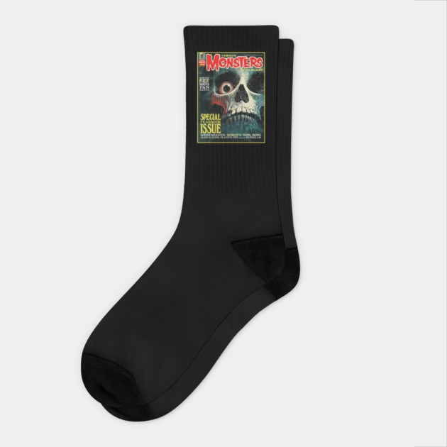 Famous Monsters Socks