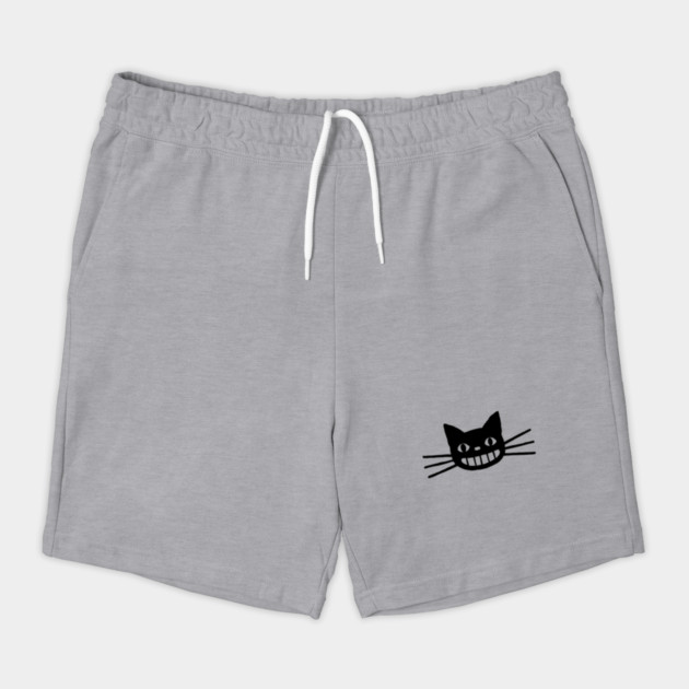 Smiling Black Cat Shorts