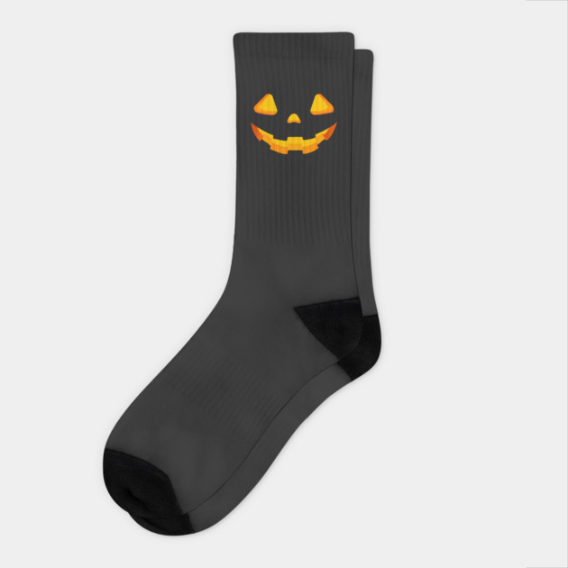 Pumpkin happy face Socks