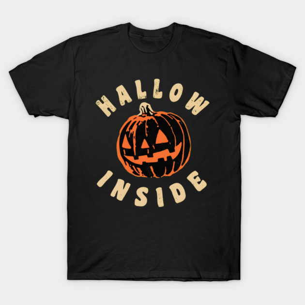 Hallow Inside Funny Jack-O-Lantern Pumpkin Pun T-Shirt