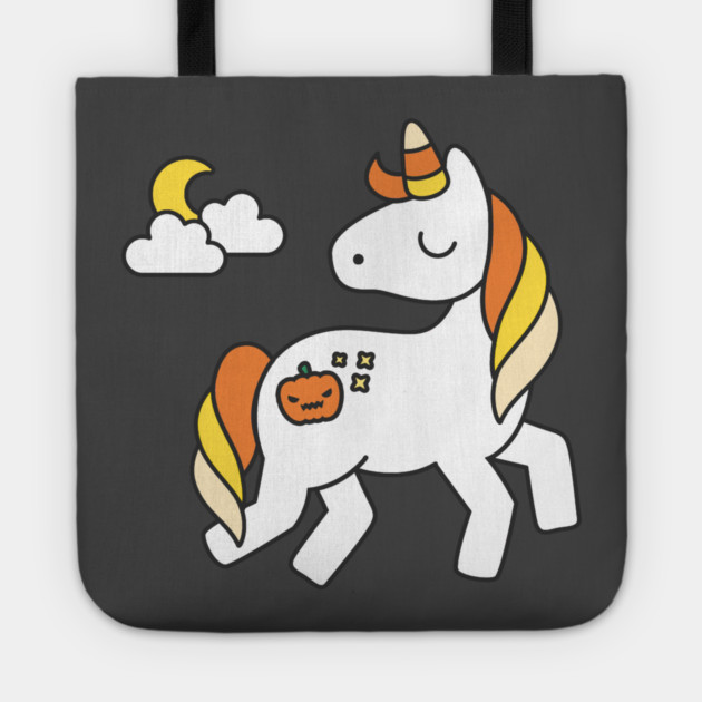 Candy Corn Unicorn Tote