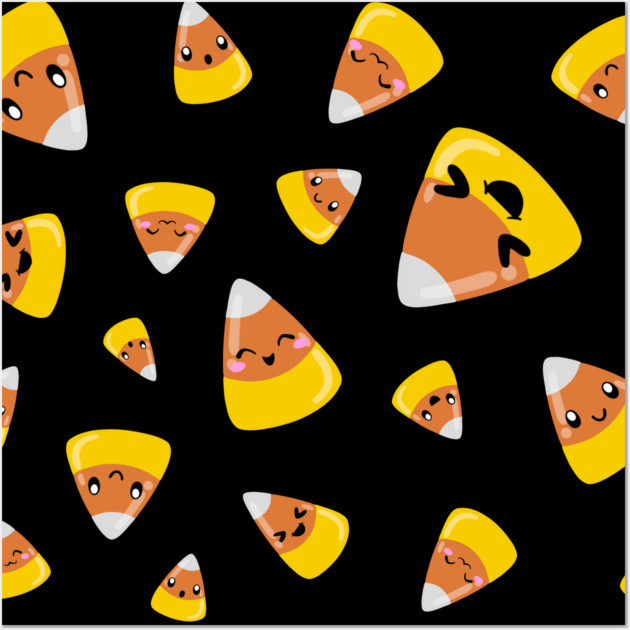 Cute Face Candy Corn Posters and Art Prints