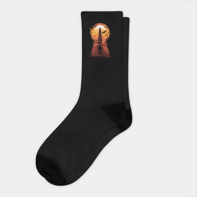 The Wind Through the Keyhole Socks
