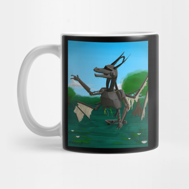 Cybernetic Creature in a Swamp Mug