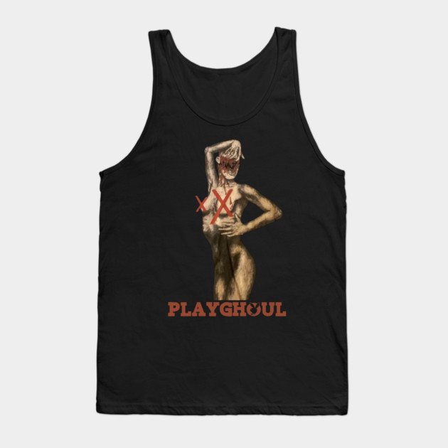 Playghoul Horror Movie Parody Design Tank Top
