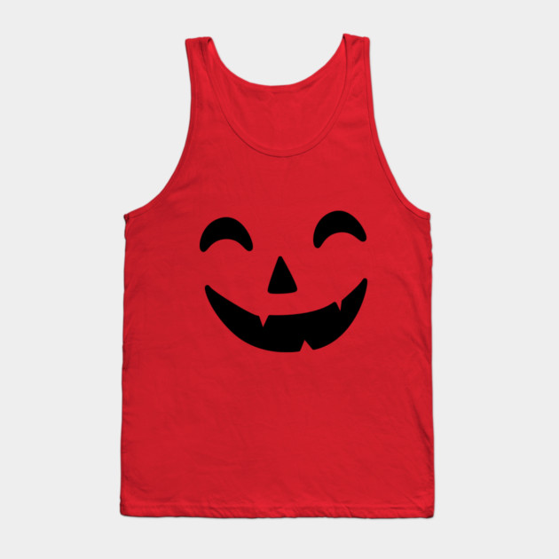 Halloween Pumpkin Grin Tank Top