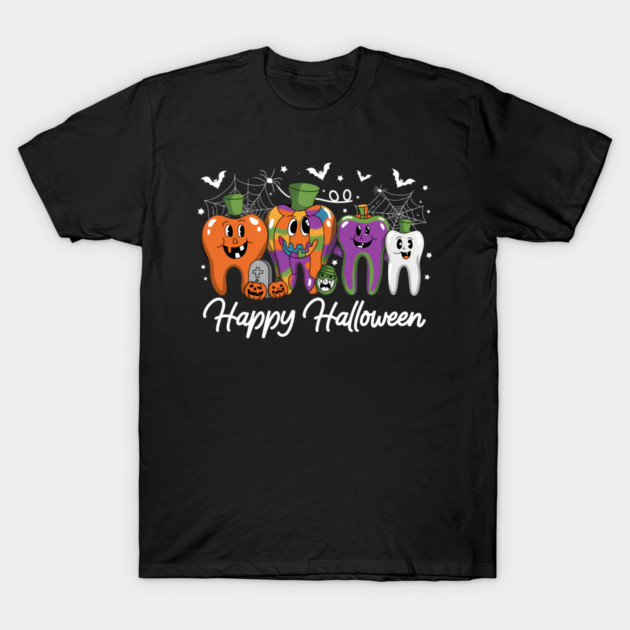 Funny Halloween Dentist Dental T-Shirt