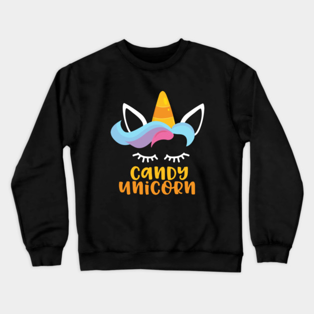 Candy Unicorn Halloween Crewneck Sweatshirt