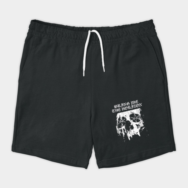 Bring Me the Horizon - Skull Text Shorts
