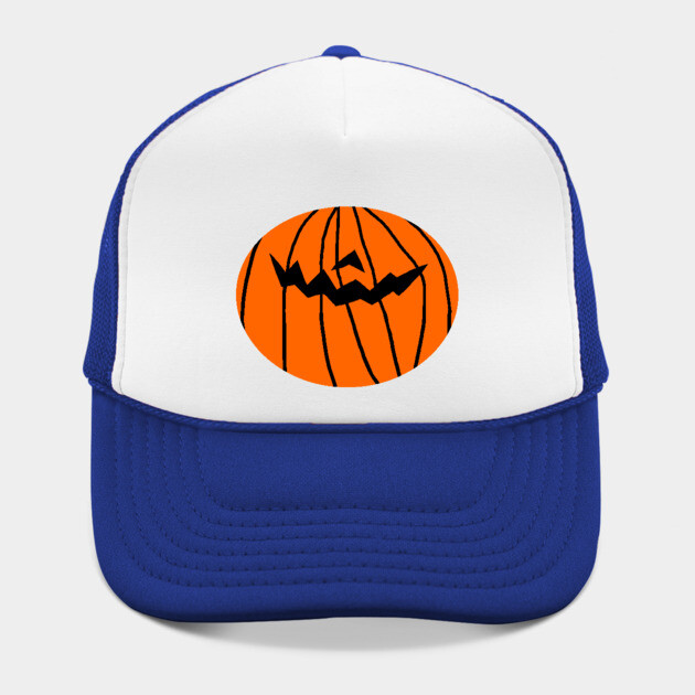 Pumpkin Face for a Halloween Horror Mask Hat