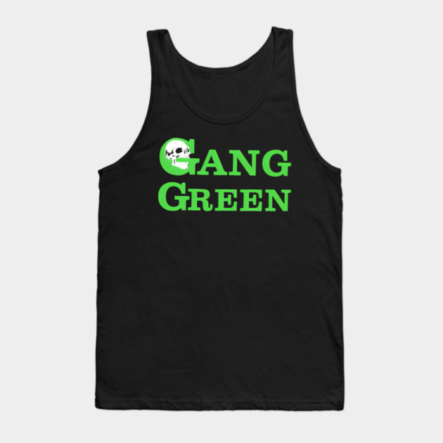 Gang Green – Toxic Punk Skull Tank Top