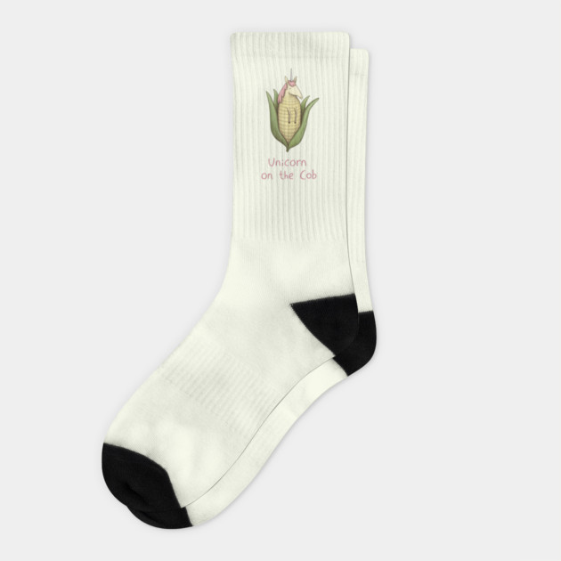 Unicorn on the Cob Socks