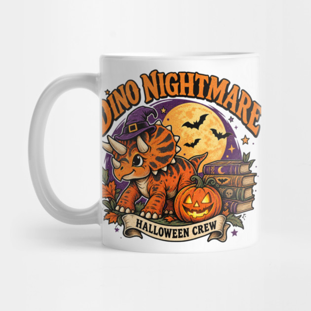 Halloween Dinosaur Crew Triceratops Mug