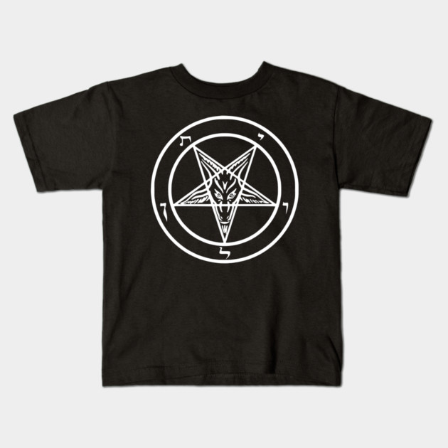 Sigil of Baphomet - Satanic Pentagram Kids T-Shirt