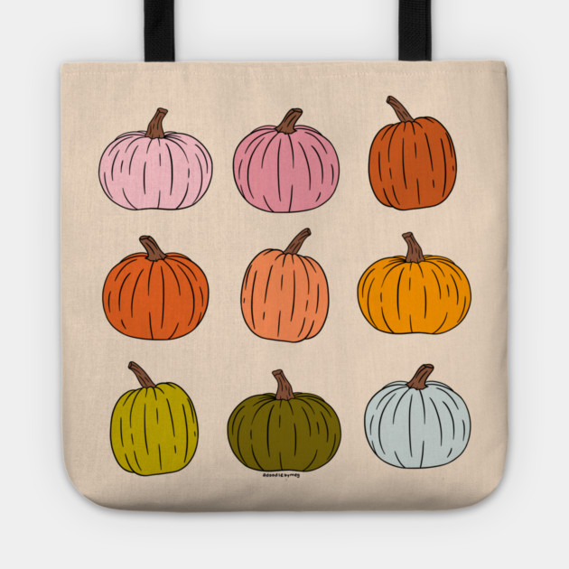 Rainbow of Pumpkins Tote