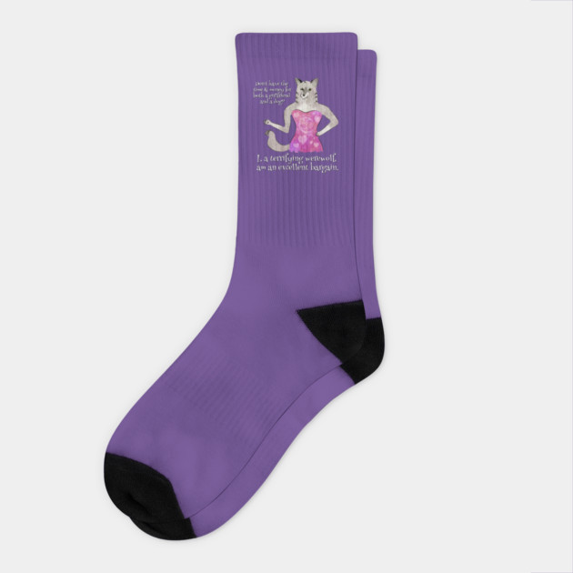 Werewolf Girlfriend Socks