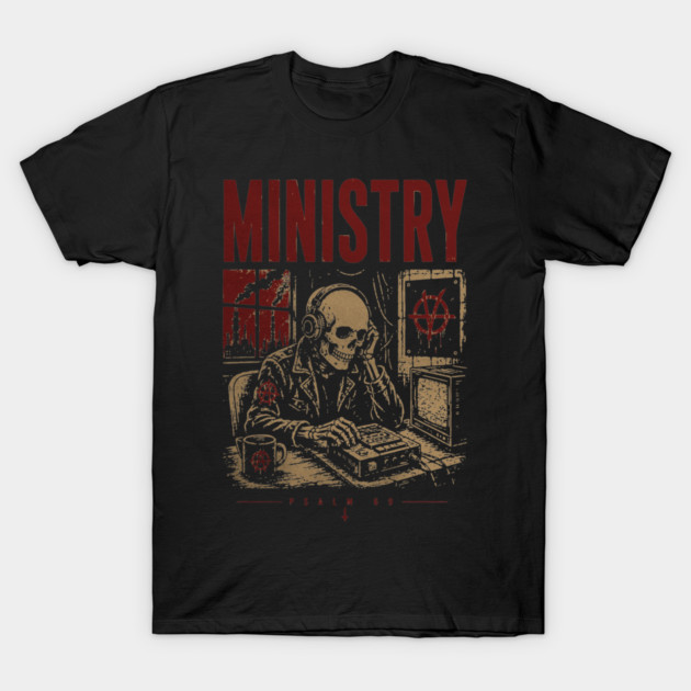 Vintage skullshirt -- ministry T-Shirt