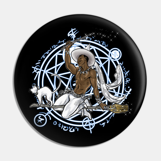 Witch Boy Diamond Pin