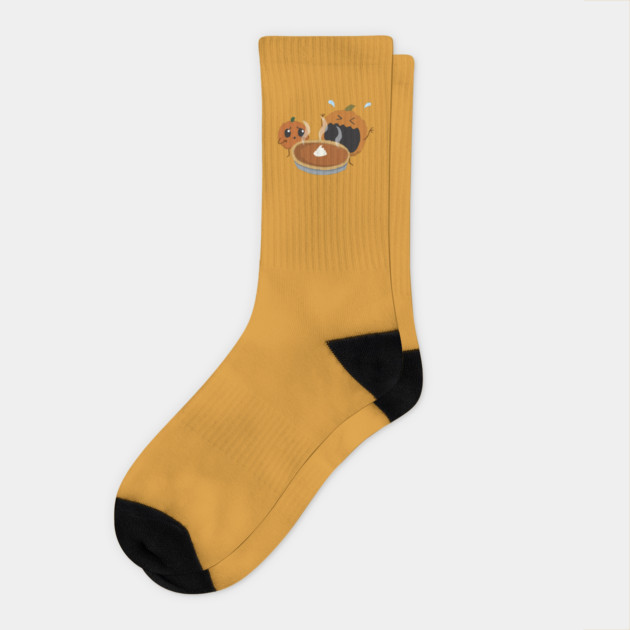 Pumpkin Pie Surprise Socks